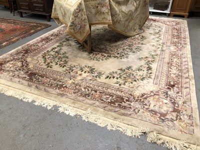 Lot 498b - A large Chinese room-sized carpet