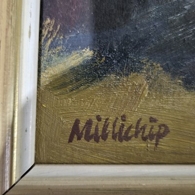 Lot 1501 - A Large oil painting signed Millichip