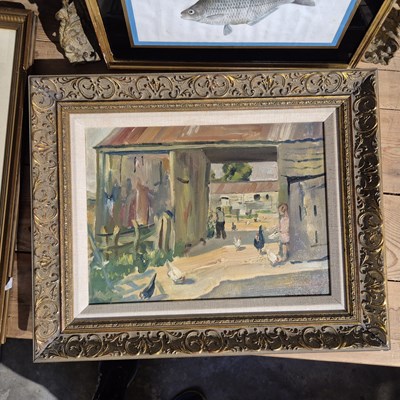 Lot 1504 - William Lee Hankey, watercolour Boat on...