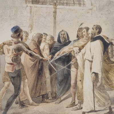 Lot 1505 - Late 19th-century Continental School: A pact...