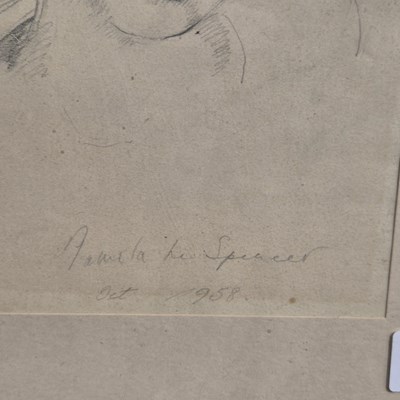 Lot 1507 - Pamela Spencer. (1924-2012) Four pencil...
