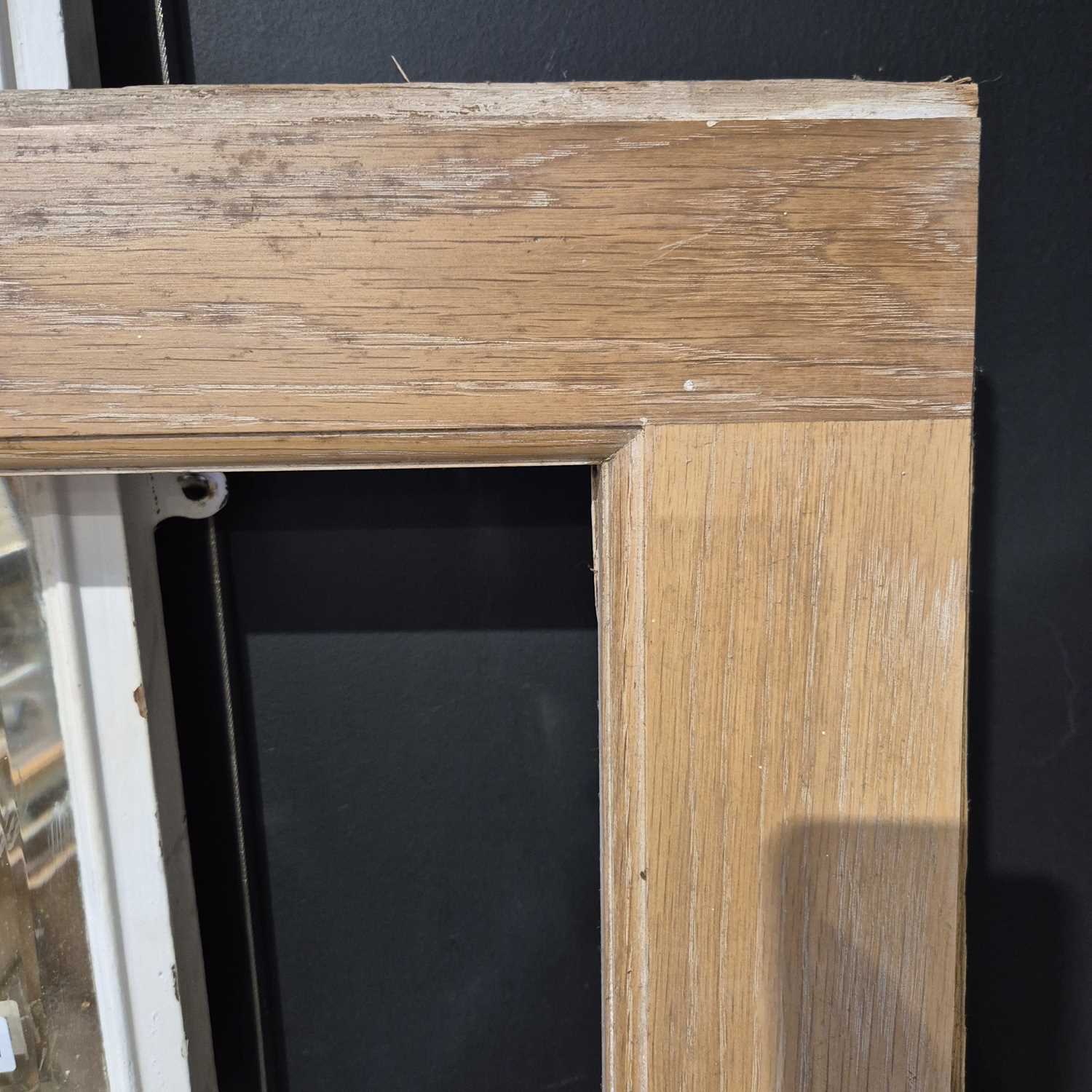 Lot 1512 - A large oak frame.