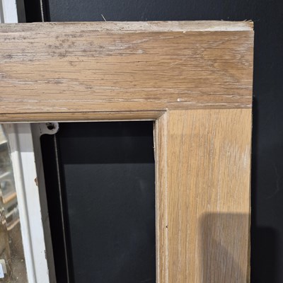 Lot 1512 - A large oak frame.