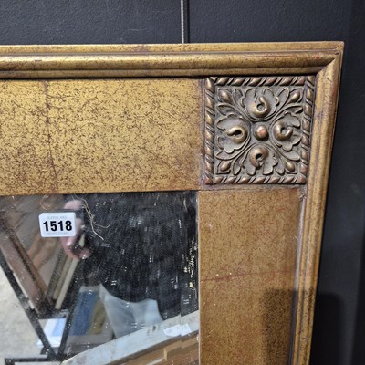 Lot 1518 - A modern gilt-framed Mirror.