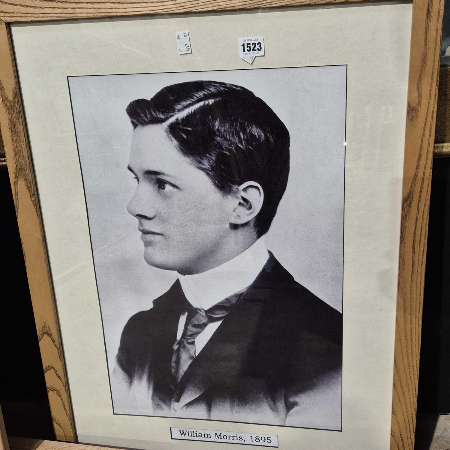 Lot 1523 - A vintage print, portrait of William Morris.