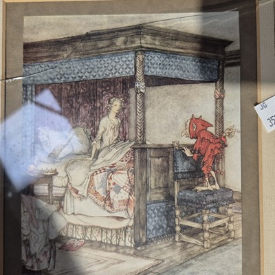 Lot 1527 - An early hand coloured map of Wiltshire, a set...