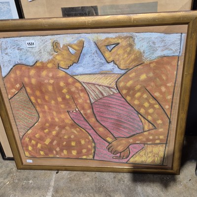 Lot 1531 - Domanique Keeling (20th century) "where to?"...