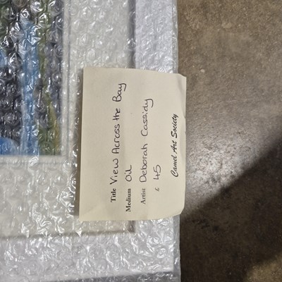 Lot 1544 - A group of modern acrylic and other paintings,...