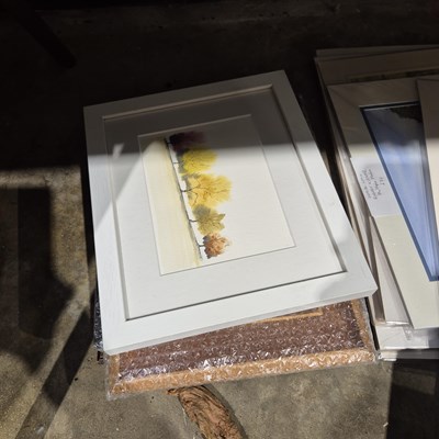 Lot 1544 - A group of modern acrylic and other paintings,...