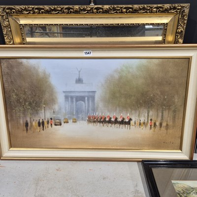 Lot 1547 - Klitz. (20th century) Changing the Guard. oil...