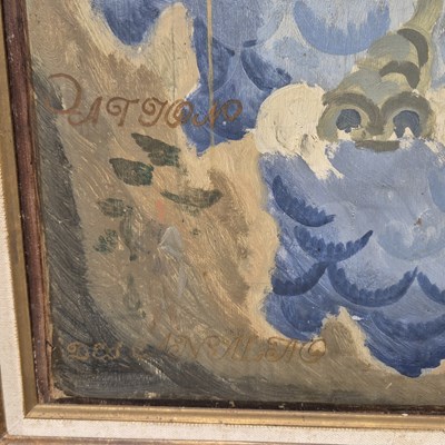 Lot 1555 - 20th-century school. - Mermaid and ships in...