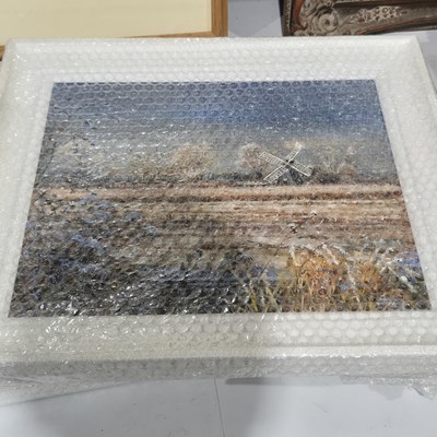 Lot 1558 - A group of 7 framed artworks, mostly coastal...