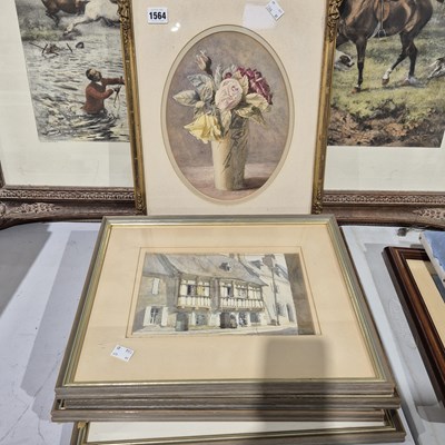 Lot 1564 - A group of early 20th-century watercolours.