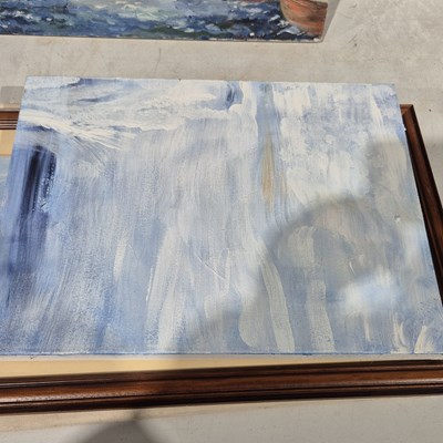 Lot 1568 - Five various oil on canvas paintings