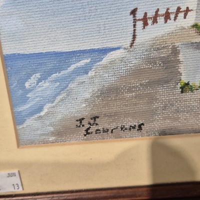 Lot 1568 - Five various oil on canvas paintings