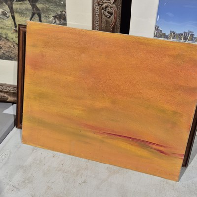 Lot 1568 - Five various oil on canvas paintings