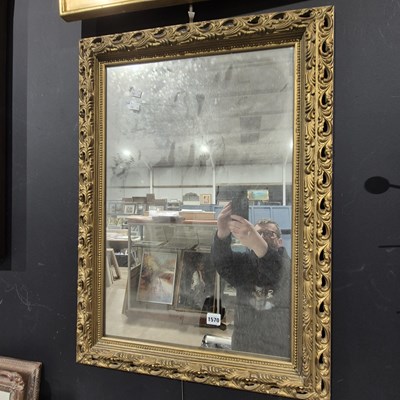 Lot 1570 - A Victorian style gilt framed mirror.