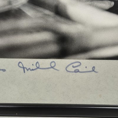 Lot 1573 - Two signed and inscribed Michael Caine...