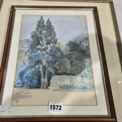 Lot 1572 - A watercolour cartoon "Master & Man" together...