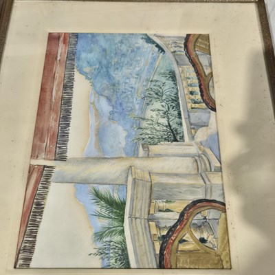 Lot 1572 - A watercolour cartoon "Master & Man" together...