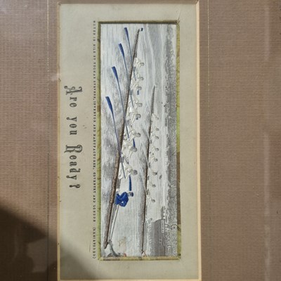 Lot 1575 - A set of seven Thomas Stevens woven silk...