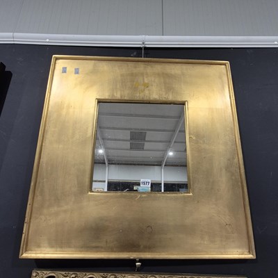 Lot 1577 - A modern gilt framed mirror