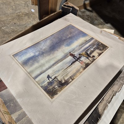 Lot 1580 - A large collection of unframed early 20th...