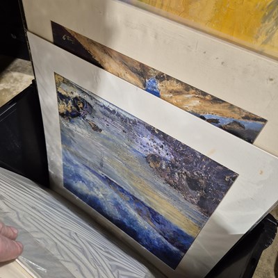 Lot 1583 - A large selection of modern watercolours,...