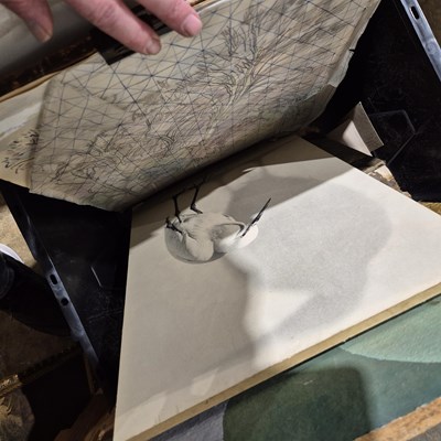 Lot 1584 - An early 20th century oil on canvas portrait...