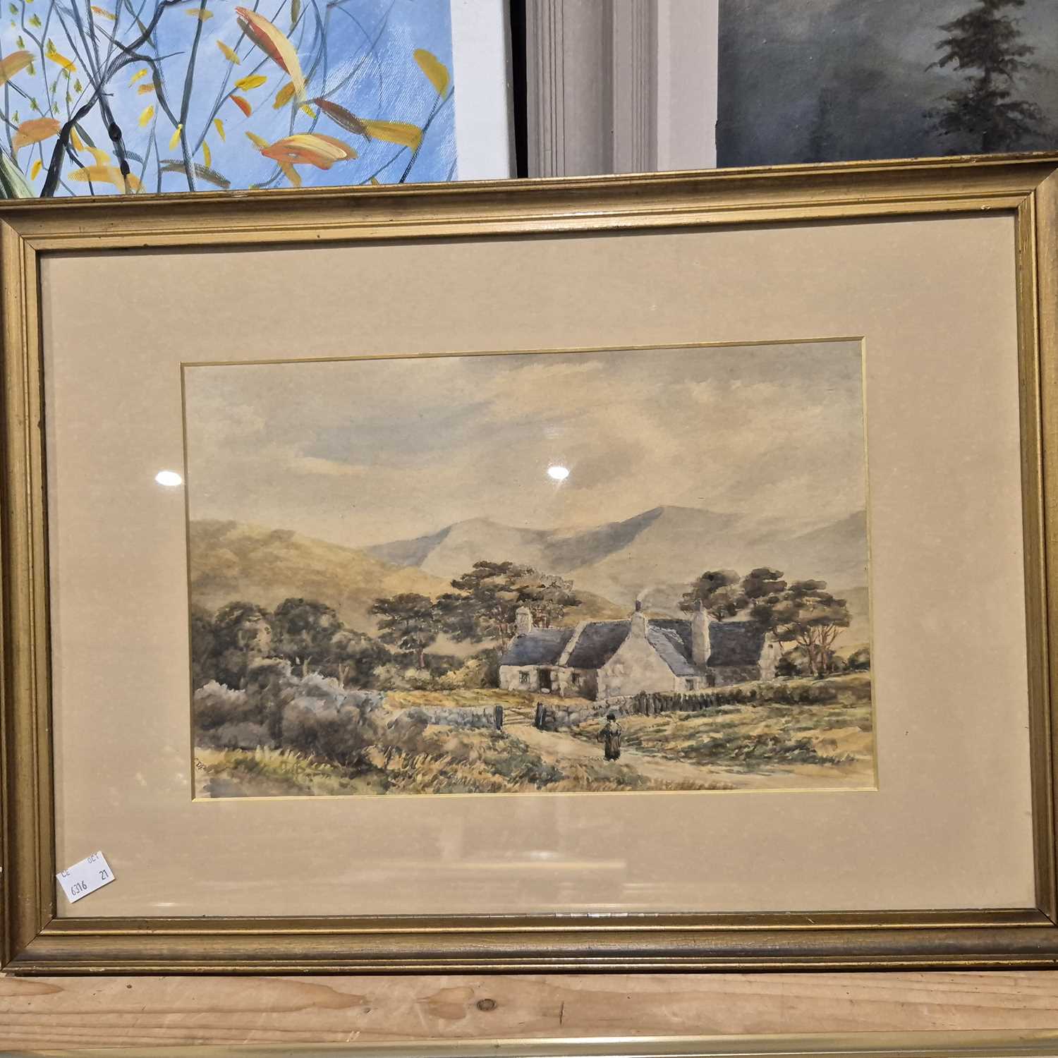 Lot 1587 - Harold Lewis. "on the lyn, Devon" watercolour...