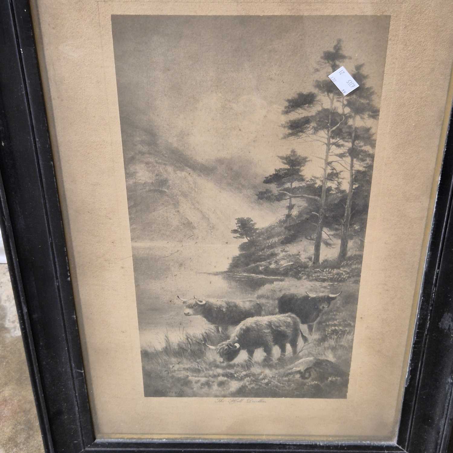 Lot 1597 - A pair of Edwardian prints, a print after...