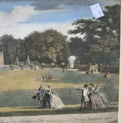 Lot 1597 - A pair of Edwardian prints, a print after...