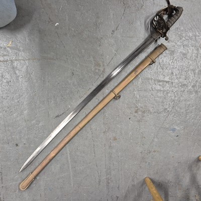 Lot 151a - A Victorian sword by Marshall in a brass...