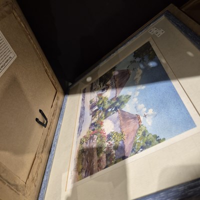 Lot 1601 - A small collection of vintage prints and...