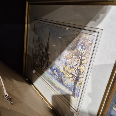 Lot 1601 - A small collection of vintage prints and...