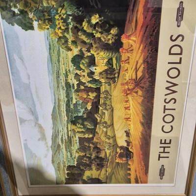 Lot 1607 - A British Railways poster print "The Cotswolds"...