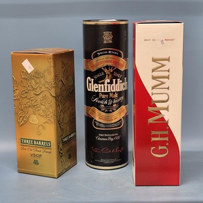 Lot 483A - A bottle of Glenfiddich whisky, another of...