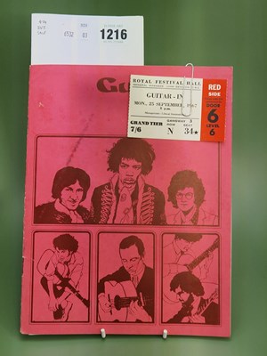 Lot 1216 - Jimi Hendrix original 1967 'Guitar-In'...