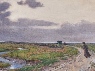 Lot 1209 - Willie Stephenson (1857-1938), a lady and a...