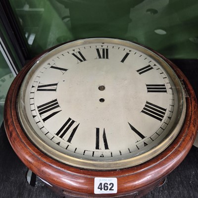 Lot 462 - A mahogany cased fusee wall clock