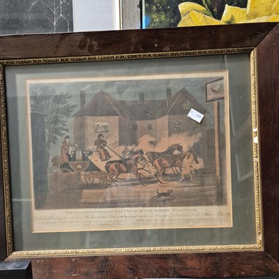 Lot 1626 - A 19th Century engraving and three later...