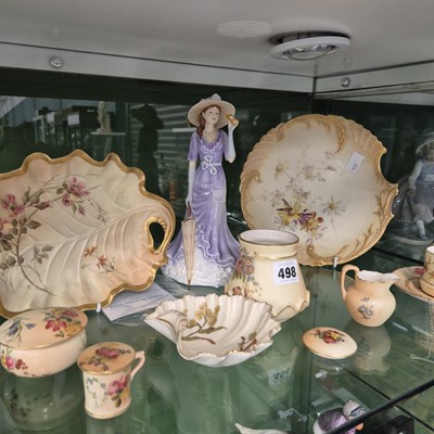 Lot 498 - A collection of Royal Worcester blush...