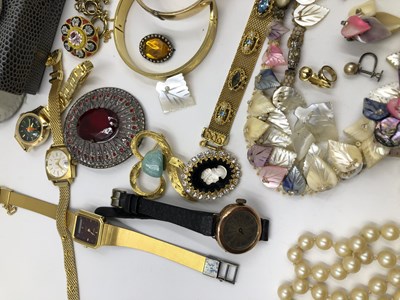 Lot 1097 - A 9ct hallmarked head only wrist watch, a...