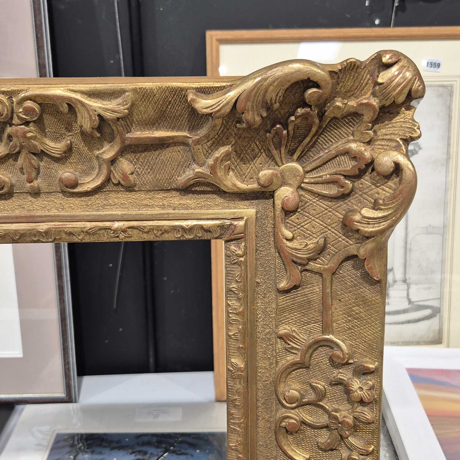 Lot 1658 - A large Gilt picture frame. Rebate 120 x