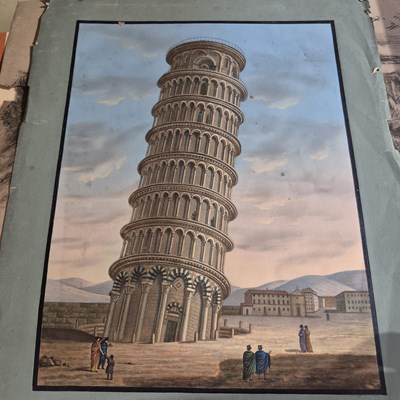 Lot 1660 - A collection of vintage etchings, drawings and...