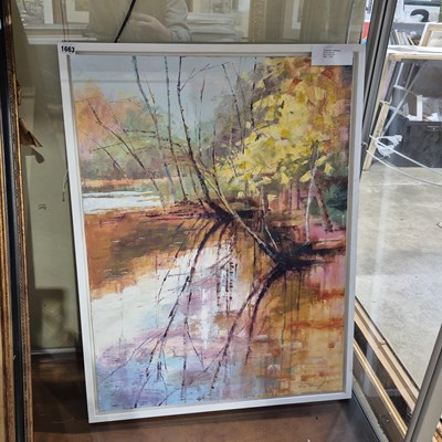 Lot 1663 - Nina O'Connell ( 20th century) Thameside...