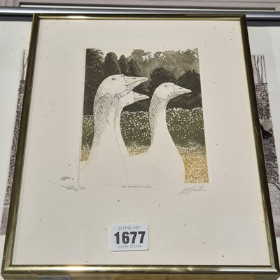 Lot 1677 - A collection of various framed and signed...
