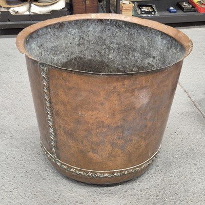 Lot 1226 - A copper copper, inscribed on the rim 'Will...