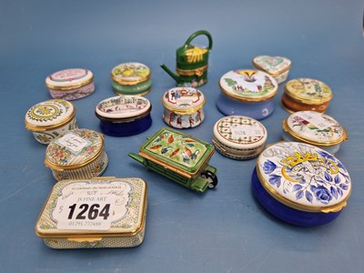 Lot 1264 - An electroplate circular tray of fifteen...