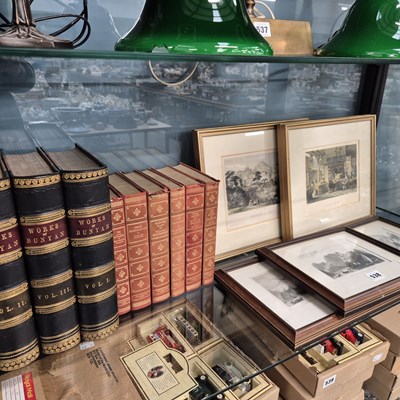 Lot 538 - Three volumes of Bunyan's works, six volumes...